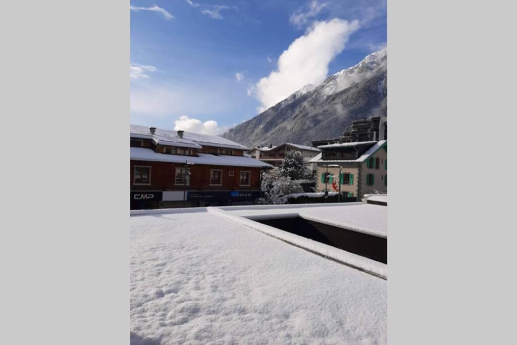Chamonix Centre - Wifi - Parking - Res Aiguille Du Midi Apartment Bagian luar foto
